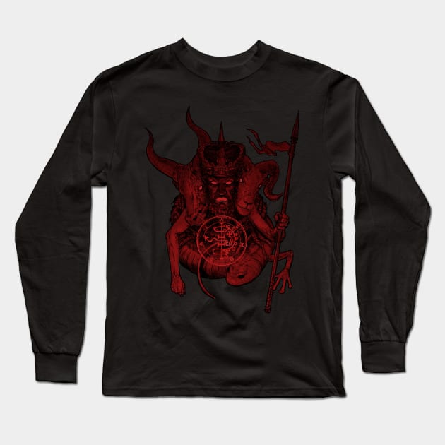 Dictionnaire Infernal: Asmodeus Long Sleeve T-Shirt by Cyborg One